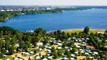 Luftbild Senftenberger See. Foto: Mario Hambsch