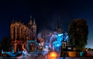 „Fausts Verdammnis“ von Hector Berlioz bei den Erfurter DomStufen-Festspielen 2023, Foto: Theater Erfurt, Lutz Edelhoff