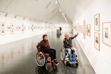 Breite Wege führen durch die Ausstellungen im Kunstmuseum Unser Lieben Frauen in Magdeburg. Foto: Magdeburg Marketing, Andreas Lander