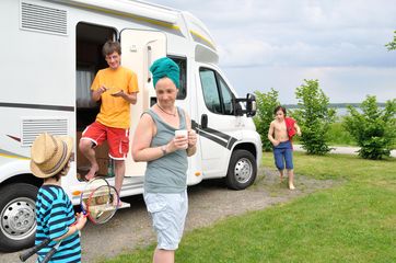 Das Lausitzer Seenland ist ein Paradies für Camper. Foto: Tourismusverband Lausitzer Seenland e.V., Nada Quenzel