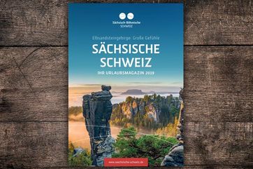 Titelseite des Urlaubsmagazins Sächsische Schweiz 2019