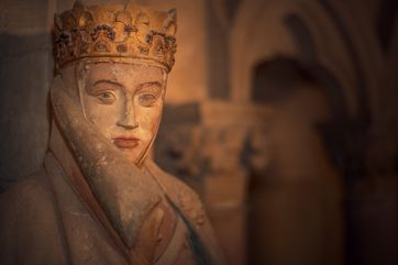 Stifterfigur Uta im Naumburger Dom. Bildnachweis: Vereinigte Domstifter, F.Matte