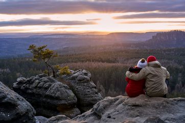 Hotspot für Stillegenießer: der Gohrisch mit Talblick. Foto: Yvonne Brückner