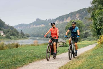Bike, Cube, Elbe, Elberadweg, Elbsandsteingebirge, Fahrrad, Mountainbike, Rad, Radreise, Radweg, Sächsische Schweiz, Trekking, eBike, sachsen